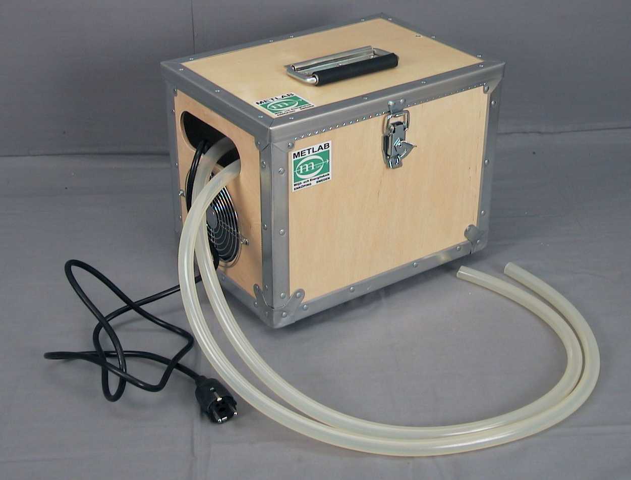 Pump unit for dioxin sampling